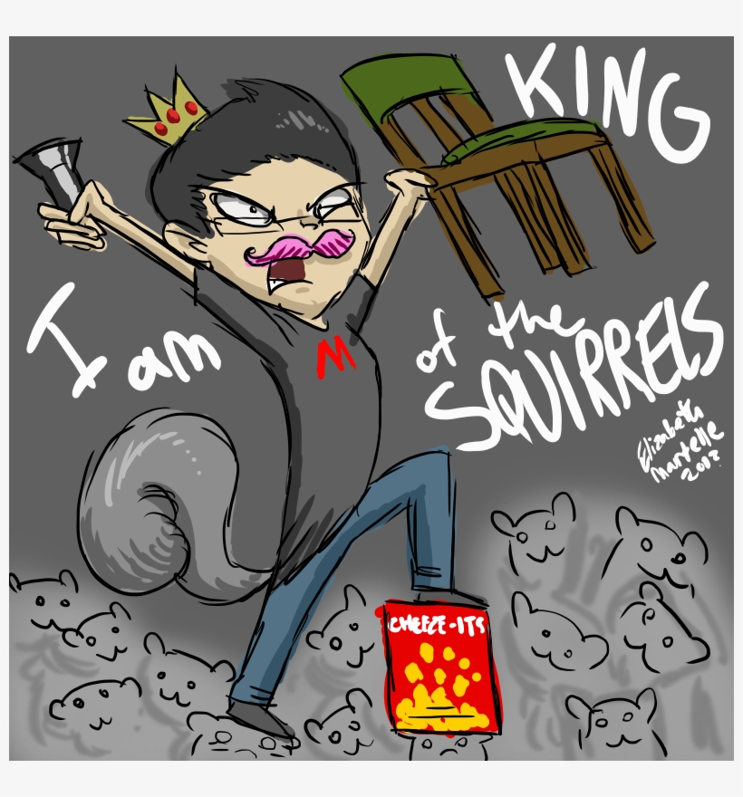 Markiplier King Of The Squirrels Fanart, transparent png
