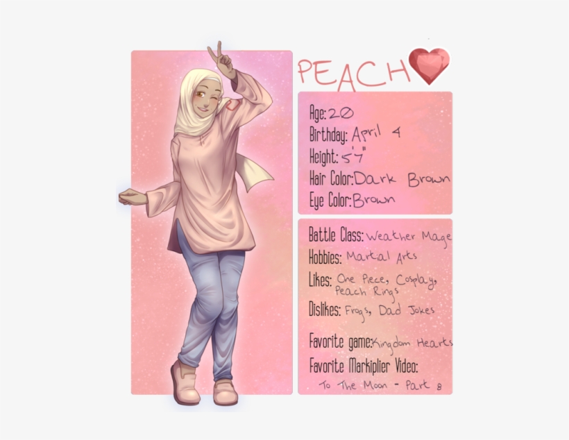 Meet Peach The Sweetest Of The Bunch She's Smart And - Hearts And Heroes Markiplier, transparent png