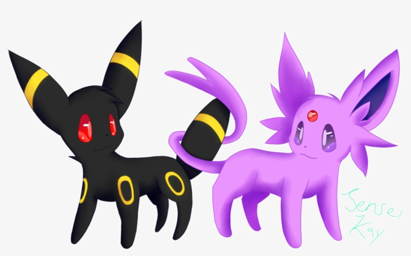 Espeon And Umbreon Chibi