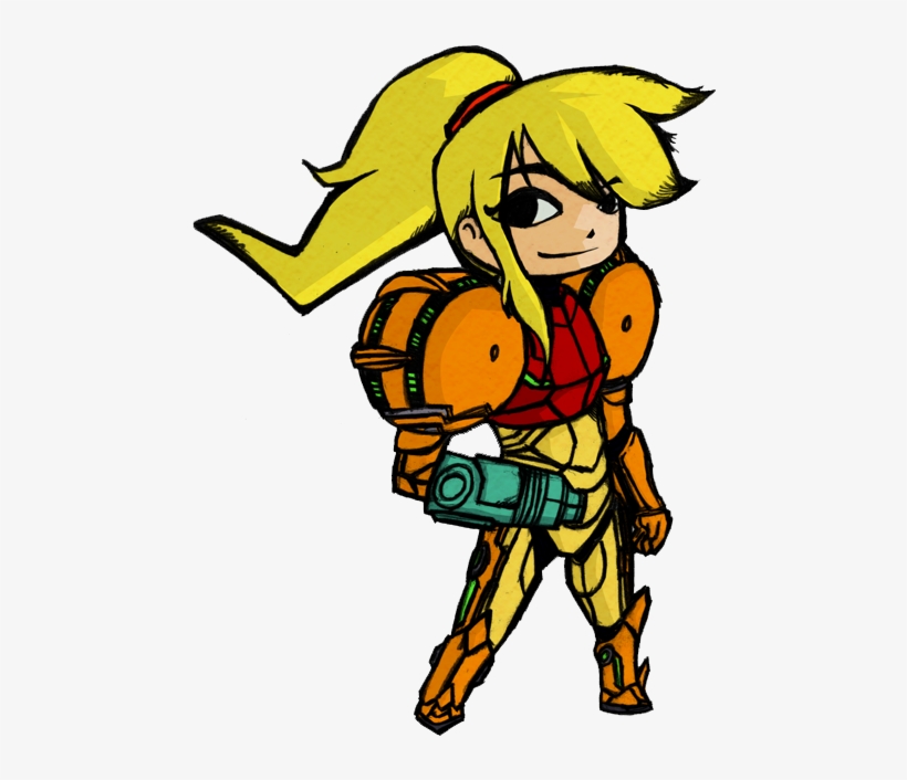 76sdxvq - Wind Waker Samus, transparent png