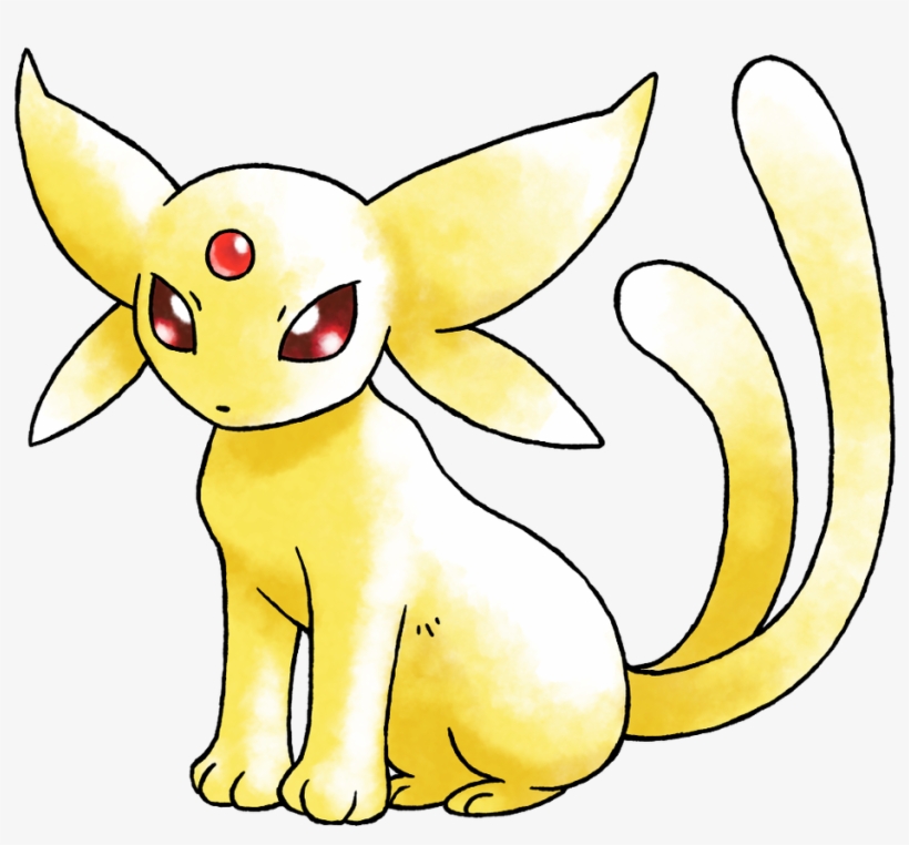 The Differences Between Prototype Espeon And Final - Beta Espeon, transparent png