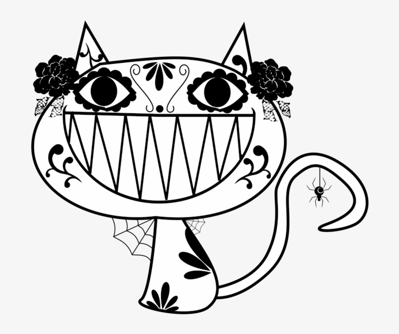 Cat Visual Arts Line Svg Freeuse Library - Drawing, transparent png