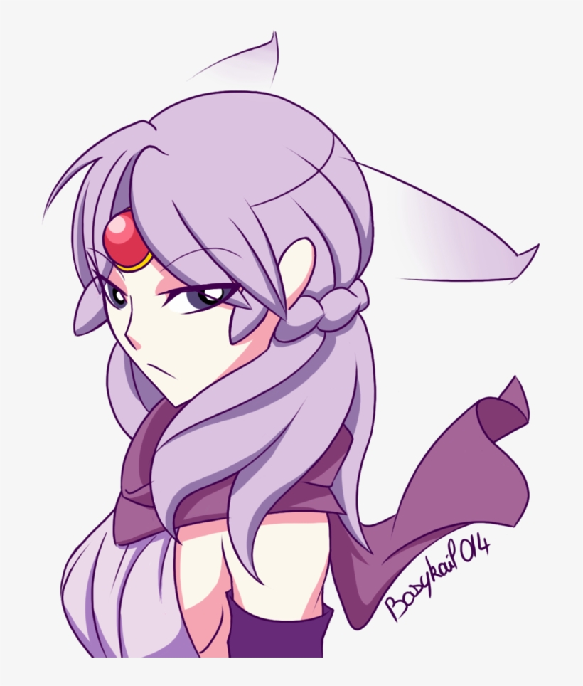 Image Freeuse Library Gijinka Espeon By Basykail On - Digital Art, transparent png