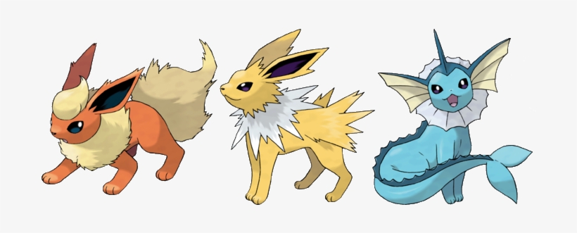 You Won't Receive Espeon Or Umbreon Through These Random - Pokemon Eevee Flareon, transparent png