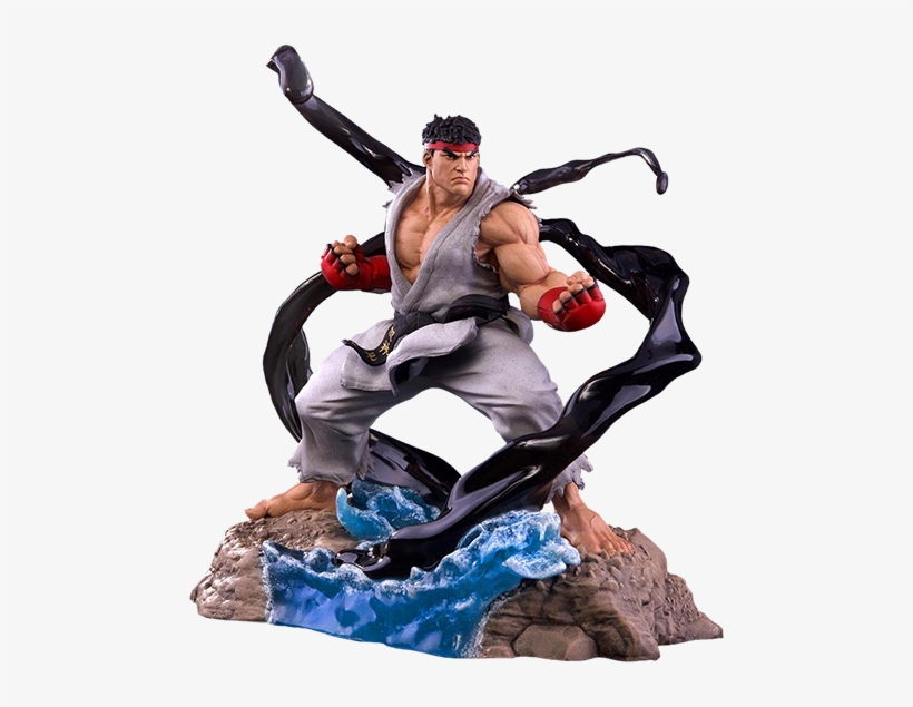 Ryu V-trigger Statue - Street Fighter Toys Png, transparent png