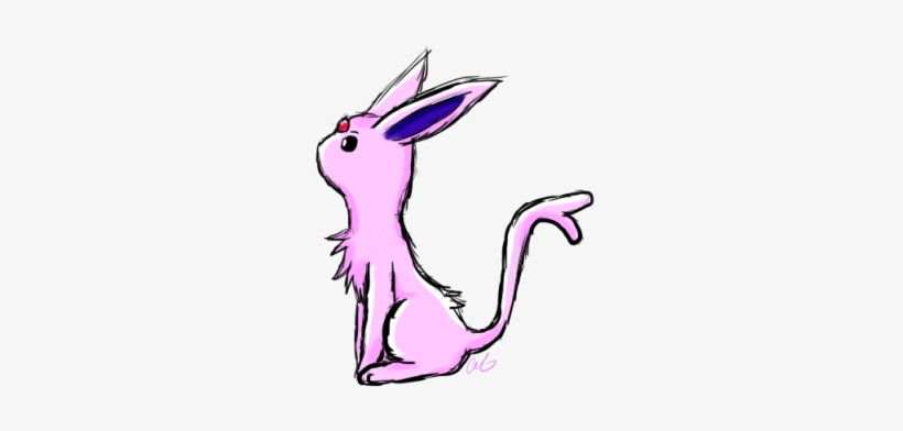 Espeon Sketch - Illustration, transparent png