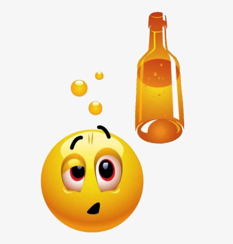 Mareado Por El Alcohol - Smiley Alcohol, transparent png