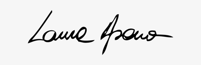 Isologotipo Laura Asaro Black Min - Calligraphy, transparent png