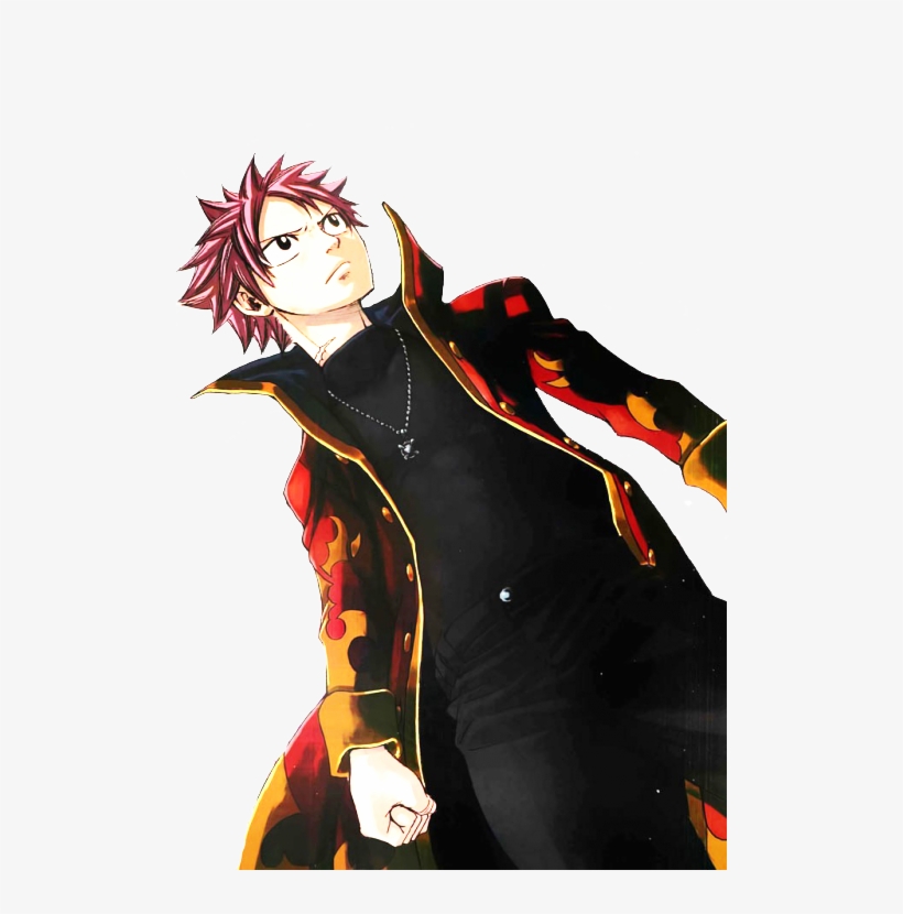 Dragneel Natsu - Natsu Dragneel Black Costume, transparent png