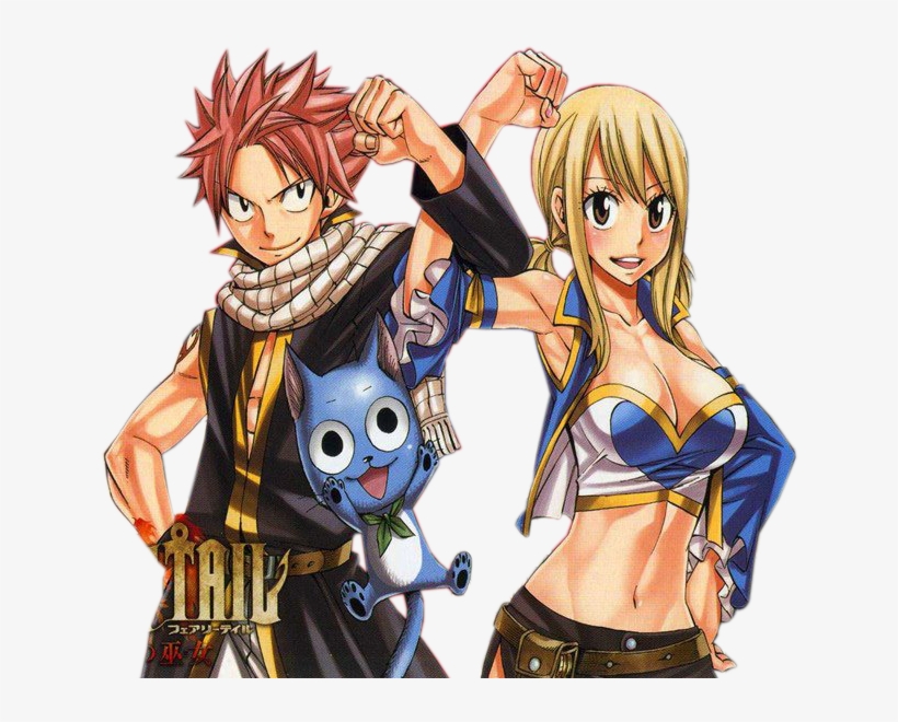 Natsu Lucy And Happy, transparent png
