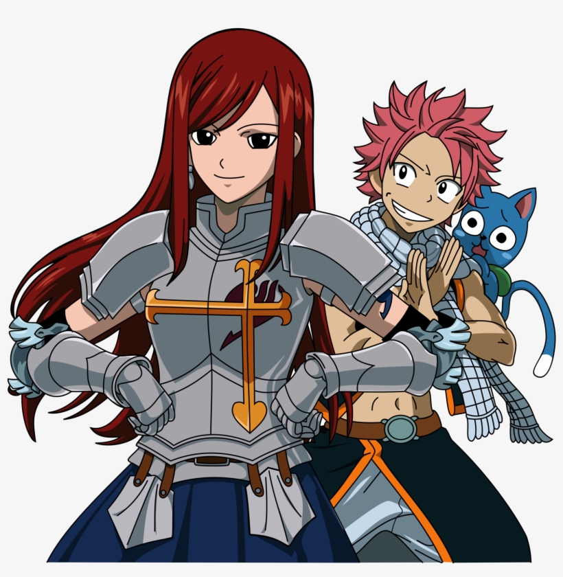 Erza Scarlett Images Erza And Natsu Hd Wallpaper And, transparent png