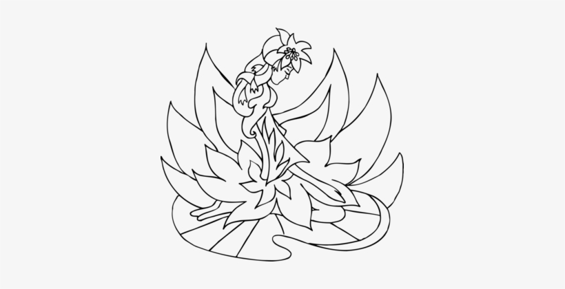 Floral Design Line Art Drawing Monochrome Visual Arts - Drawing, transparent png