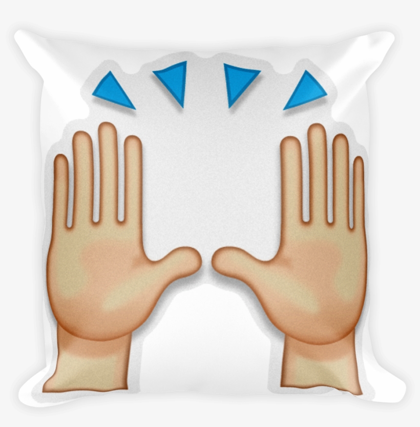 Person Raising Both Hands In Celebration - Hands Up Emoji Png, transparent png