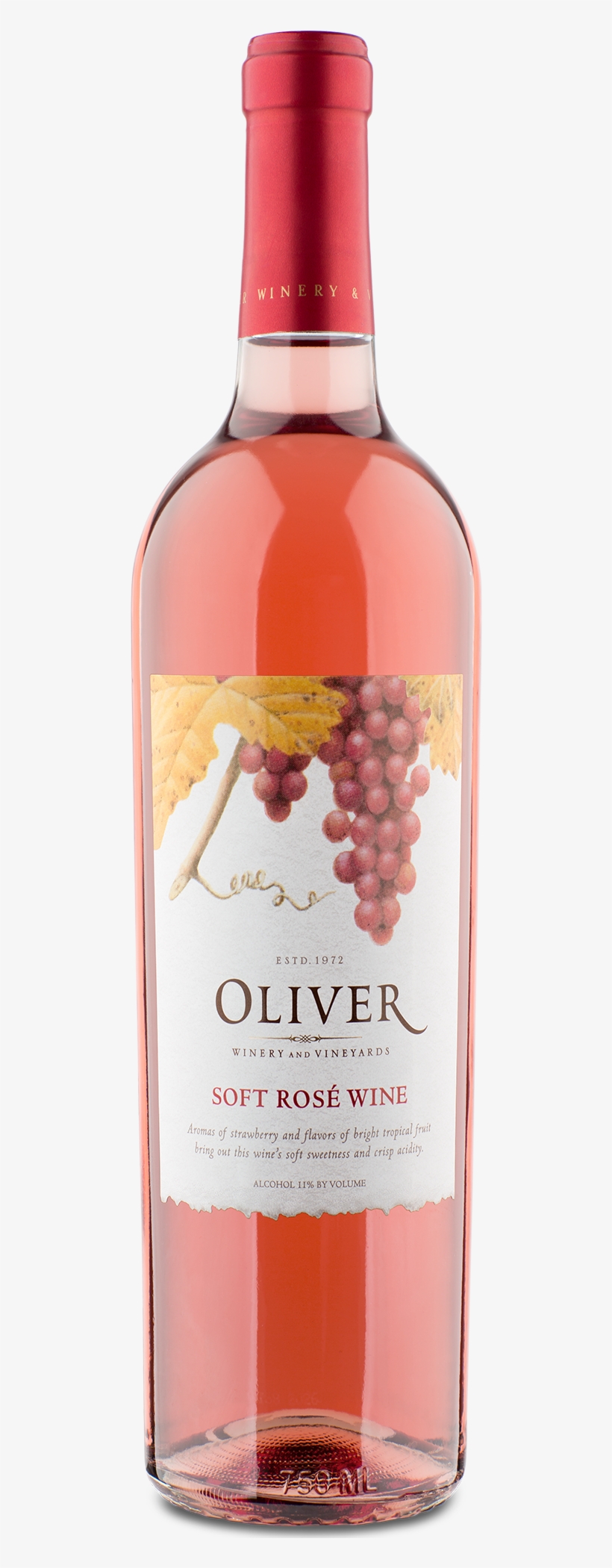 Oliver Soft Rosé Oliver Wine, Soft Rose 750 Ml 597x2070 PNG Download PNGkit