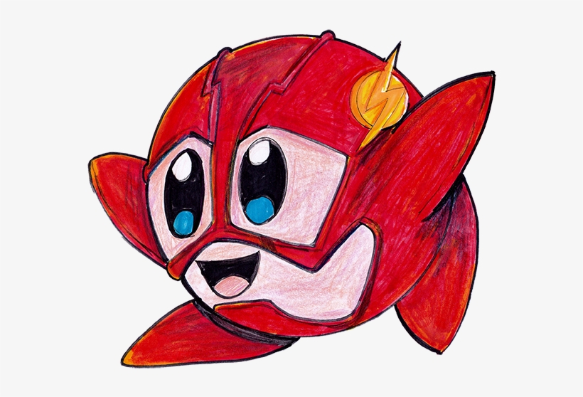 Clip Art Kirby As The Speed By Idroidmonkey On - Flash Drawing, transparent png