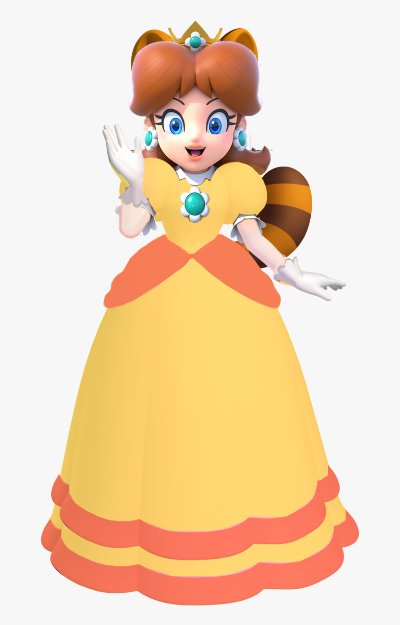 Raccoon Princess Daisy - Princess Daisy Png, transparent png