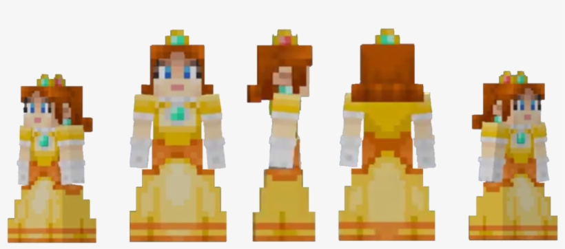 Princess Daisy Minecraft Official Skin By Michael Lol-da3bzco - Minecraft, transparent png