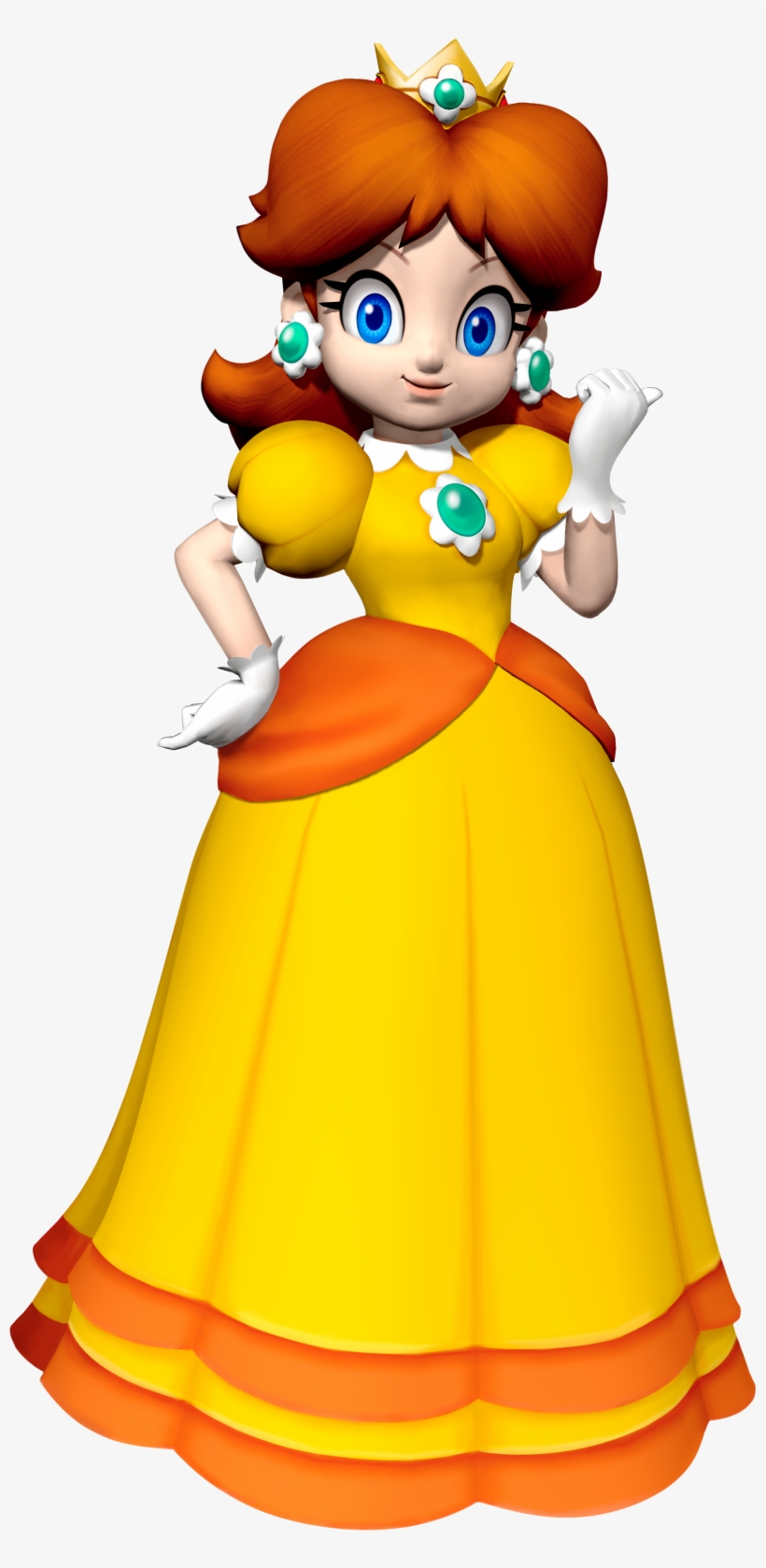 Princess Daisy - 1942x3878 PNG Download - PNGkit