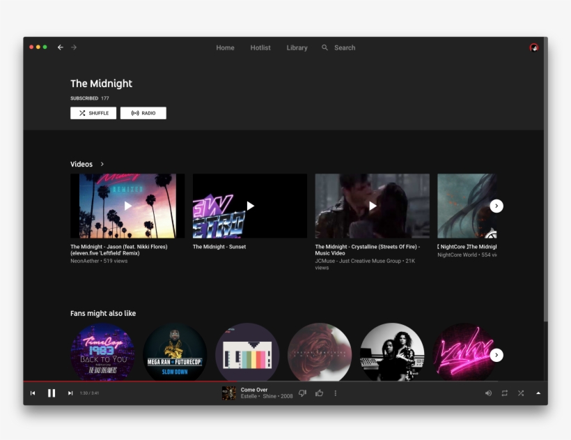 The Midnight Videos On Youtube Music - Newretrowave, transparent png