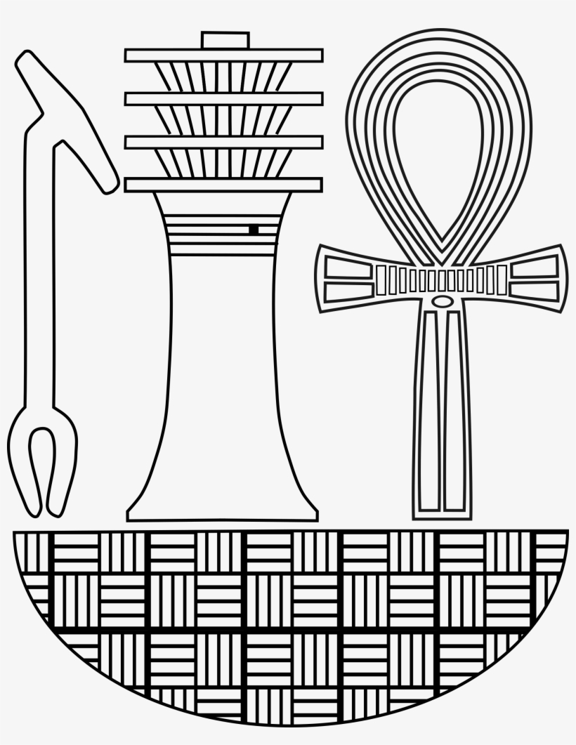Djed, Ankh From Old Egypt, transparent png
