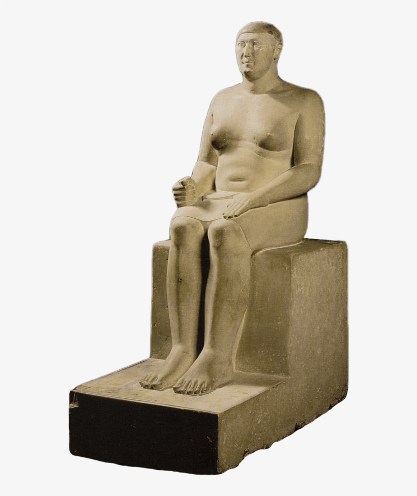 Pair Statue Of Queen Ankh Nes Meryre Ii And Her Son - Statue Of Hemiunu, transparent png