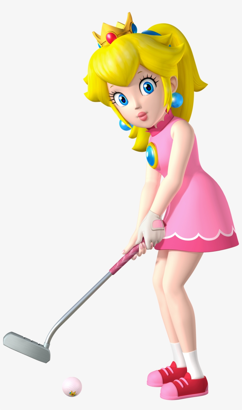 Minidress ◊ - Princess Peach Mario Golf, transparent png