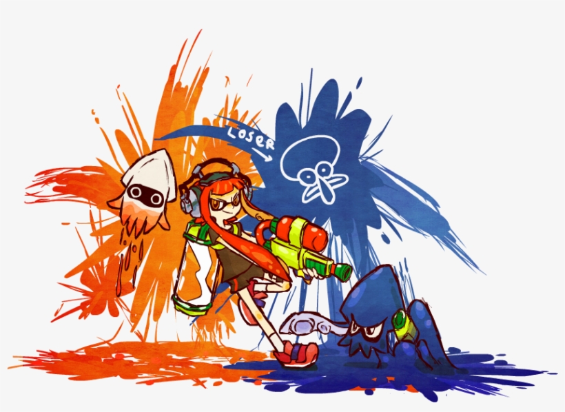 3d4zf5e - Splatoon, transparent png