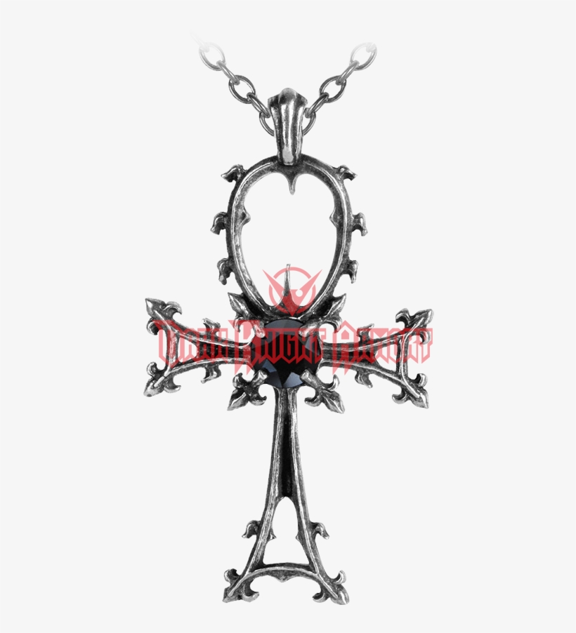 Gothic Ankh Pendant - Alchemy Gothic Ankh Pendant Necklace, transparent png