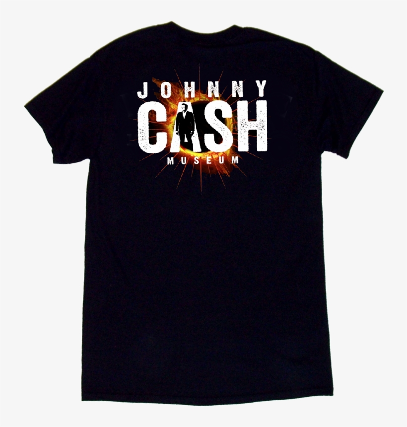 Johnny Cash Museum "ring Of Fire Black Tee - ダーク ソウル T シャツ, transparent png