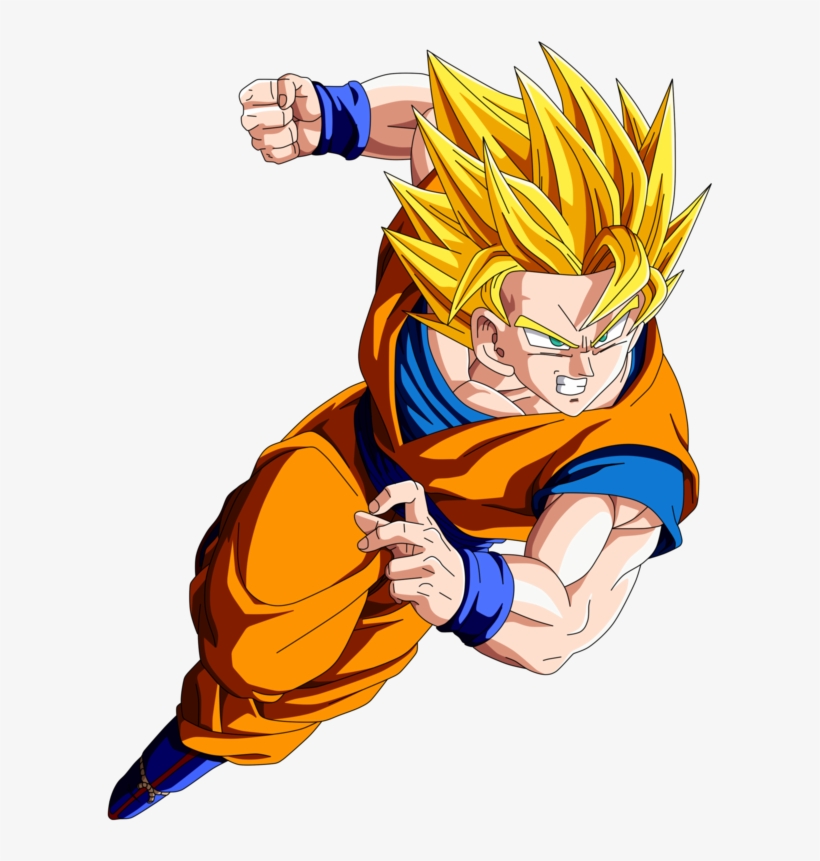 Goku Super Saiyan By Sbddbz-d67poug - De Goku Super Saiyan, transparent png