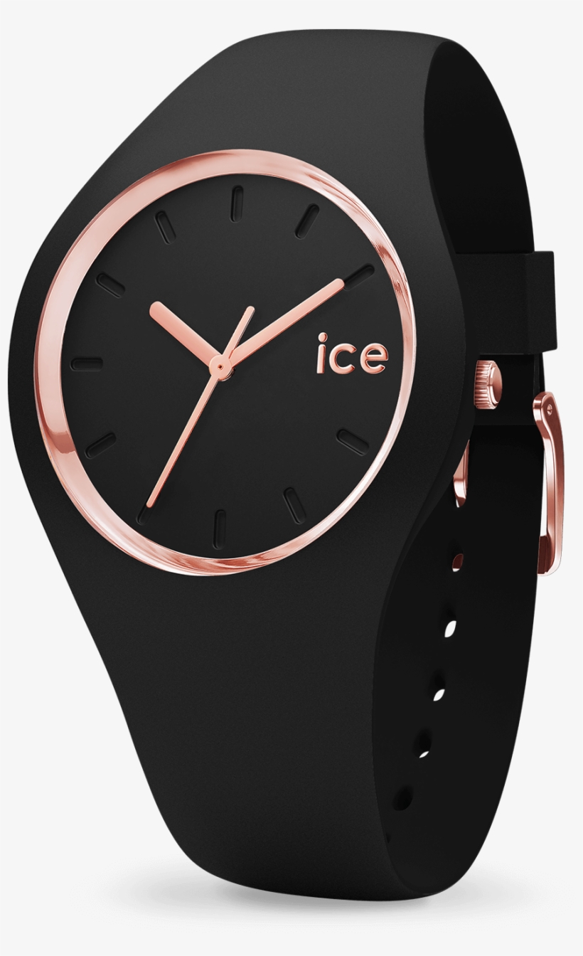 Ice Glam - Black Rose-gold - Ice Watch, transparent png