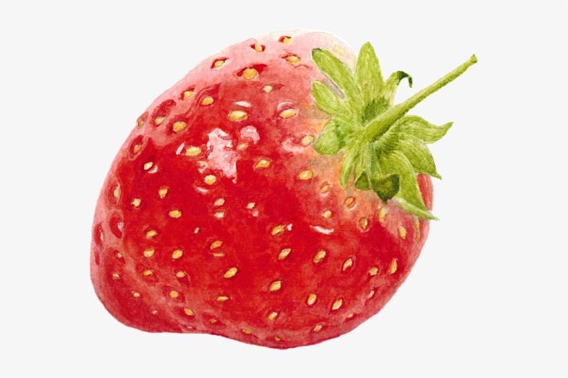Bleed Area May Not Be Visible - Strawberry Watercolor, transparent png