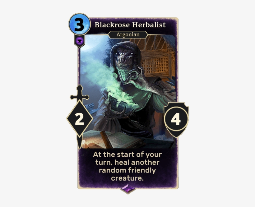 Blackrose Herbalist - The Elder Scrolls: Legends, transparent png