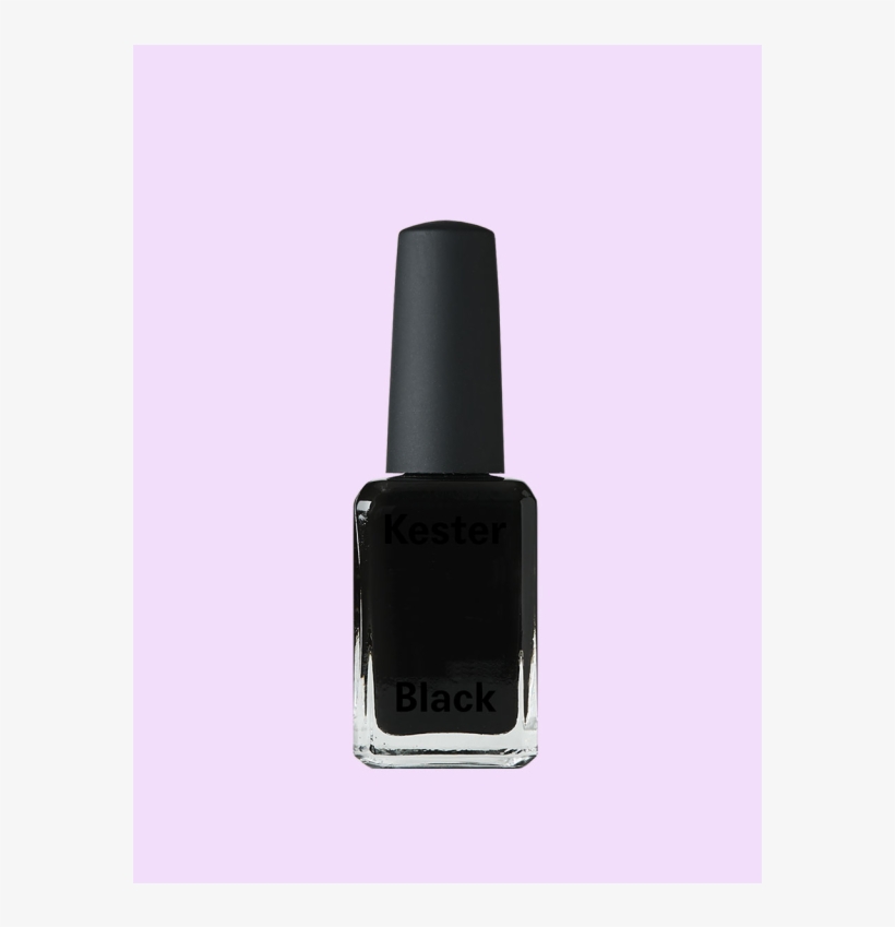 Kester Black Black Rose Nail Polish 15ml, transparent png