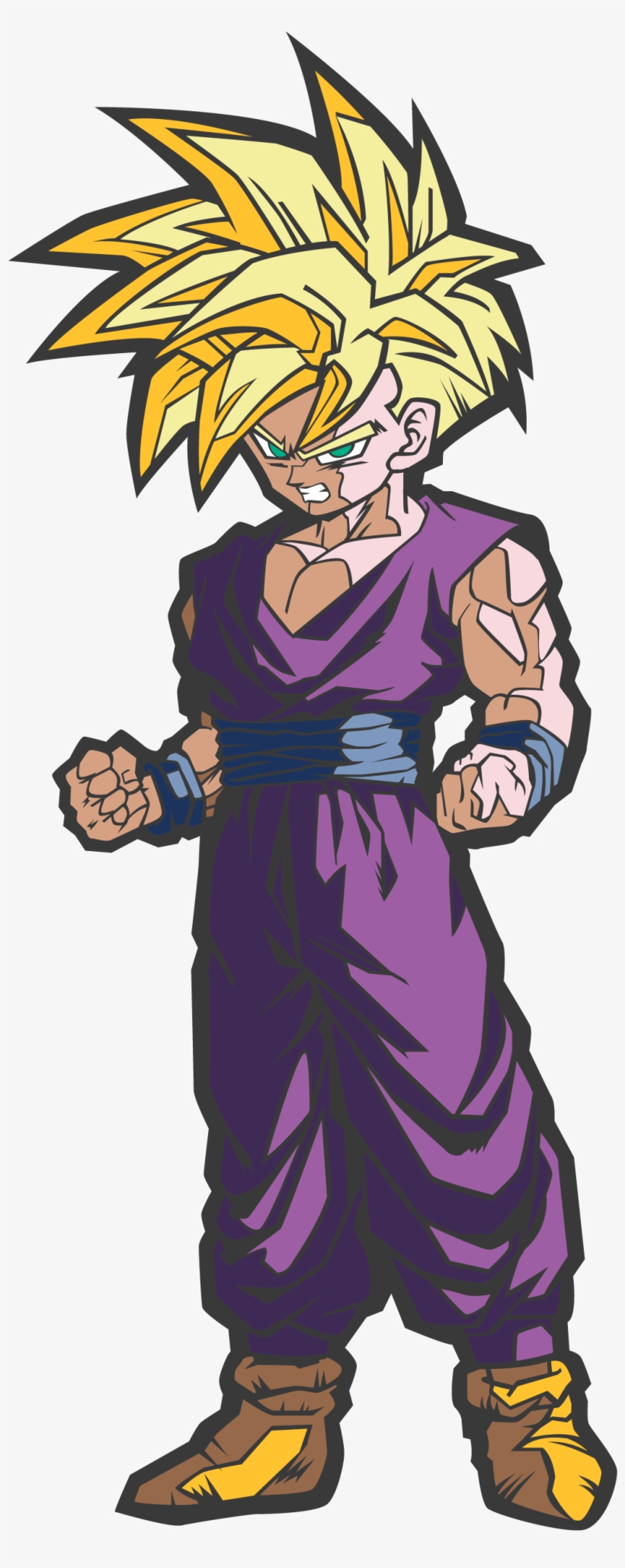 Super Saiyan Gohan, transparent png