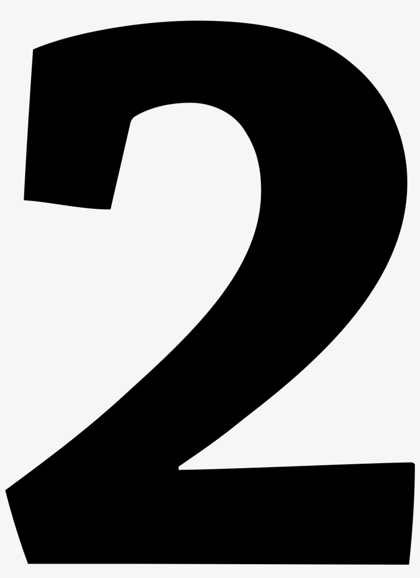 Graphic Black And White Number - Portable Network Graphics, transparent png