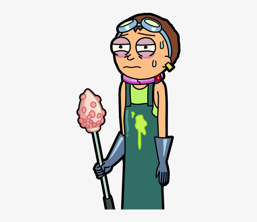 Plumbus Slave Morty - Plumbus Worker Morty, transparent png