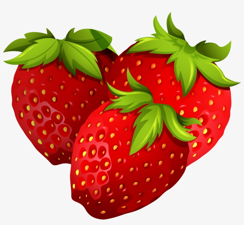 Strawberry Detailed Draw Png Fruits Transparent Png Drawings