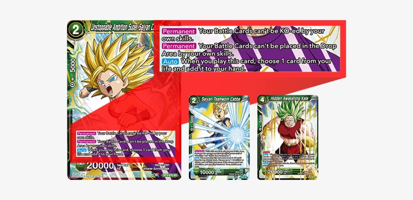 Unstoppable Ambition Super Saiyan Caulifla - Dbs Card Game Kefla, transparent png