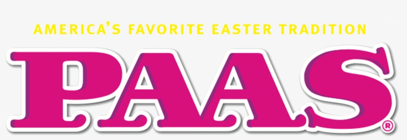 Paas Yellow Line - Paas Easter Bunnies Egg Decorating Kit, transparent png