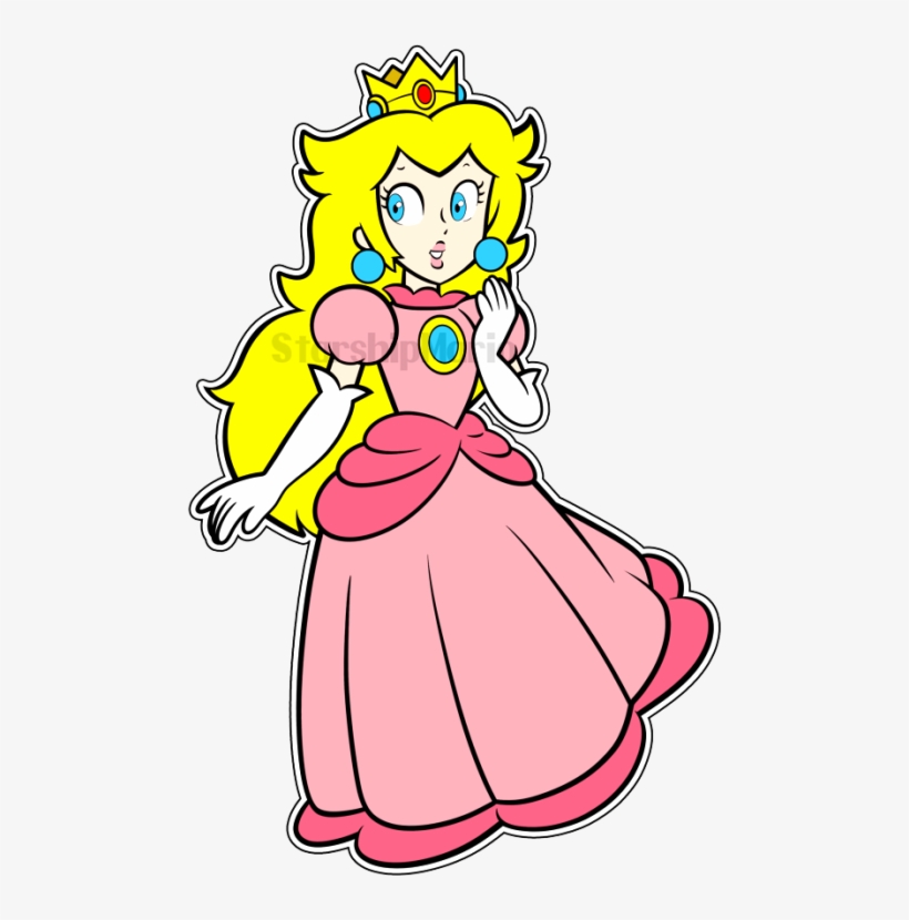 Princess Peach By Minimerchant - Mini Mario Friends Peach, transparent png