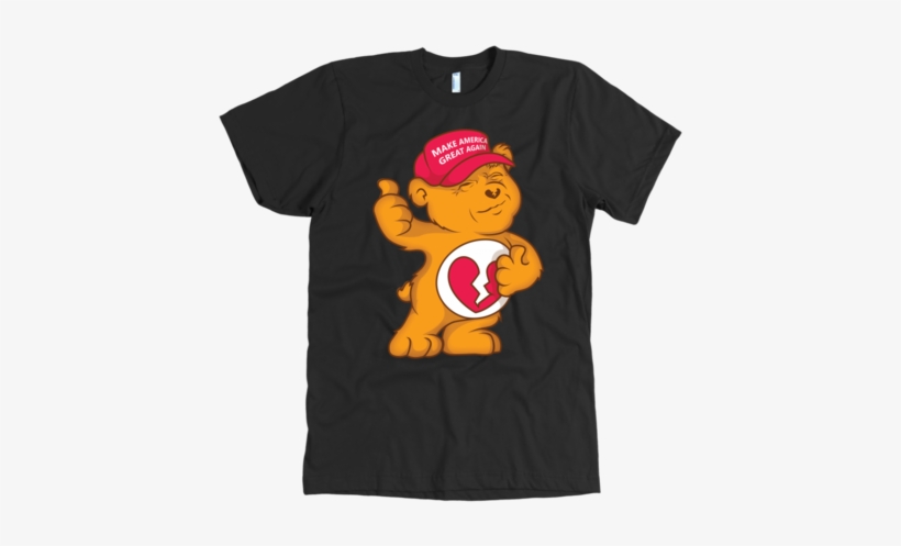 Trump Supporter Don't Care Bear W/ Make America Great - Teelaunch A Shirt, transparent png