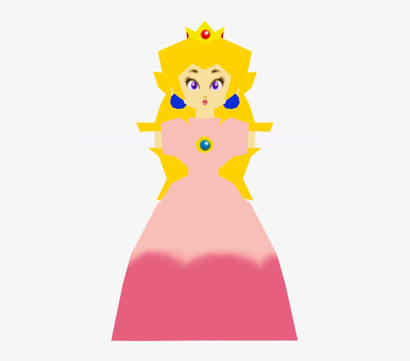 Download Zip Archive - Super Mario 64 Peach, transparent png
