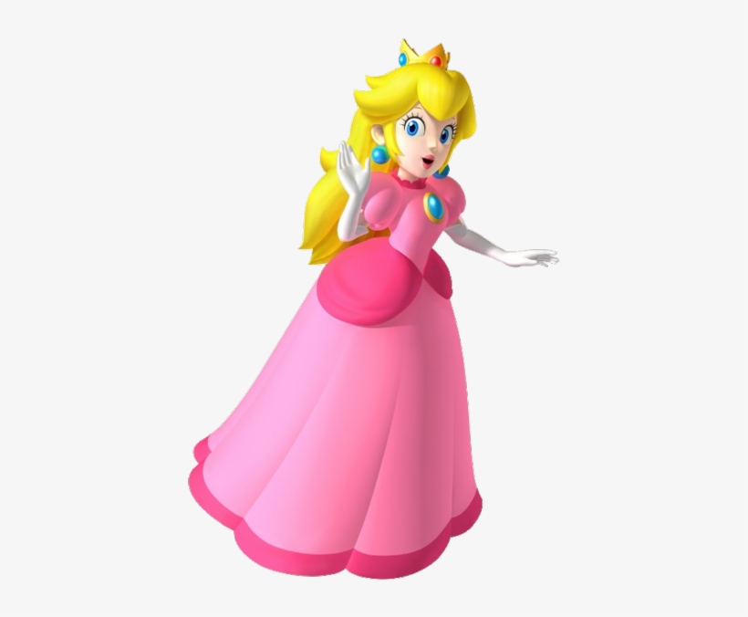 Peach Lard Clipart - Imagenes De La Princesa Peach, transparent png