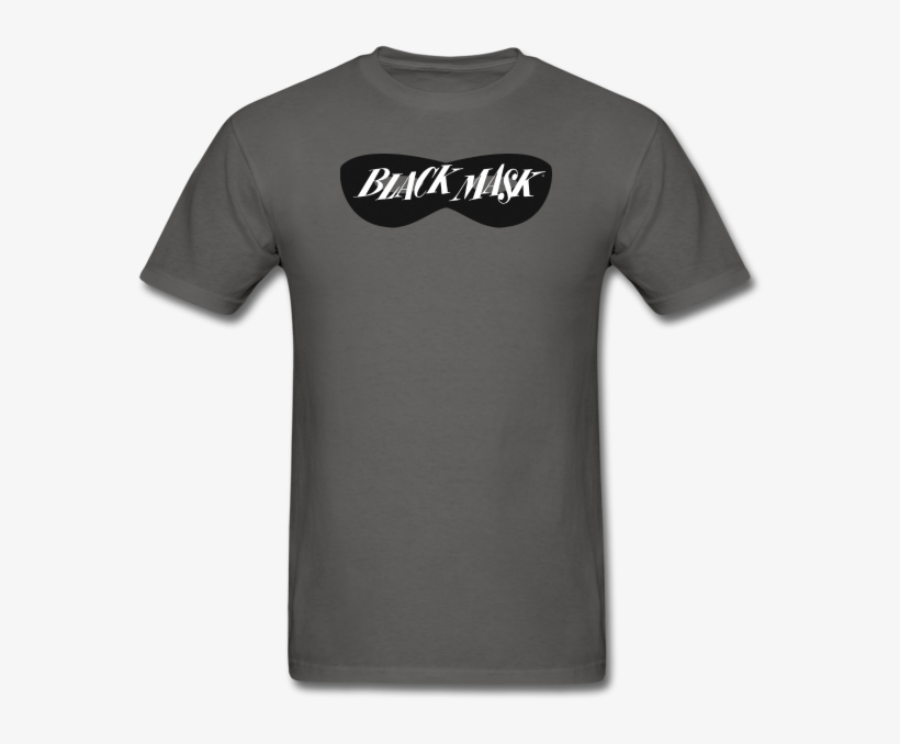 Black Mask 1950s Logo T-shirt - T-shirt, transparent png