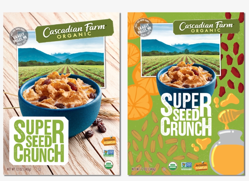 Package Re-haul Mockups - Cascadian Farms Chewy Protein Bars Honey Roasted Nut-5, transparent png