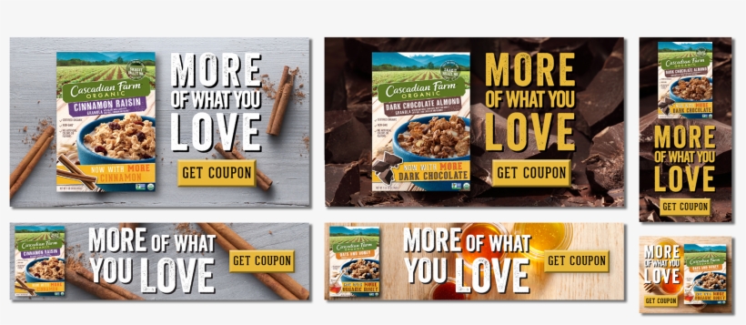 Web Banners - - Cascadian Farm Organic Granola Cereal, Cinnamon Raisin, transparent png