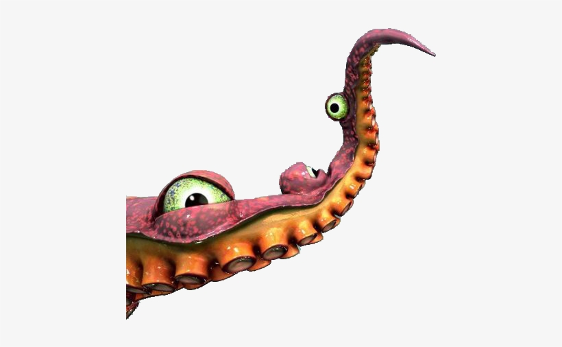 Giant Octopus Tentacle - Yooka Laylee Trev The Tentacle, transparent png