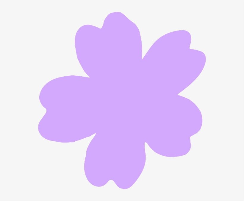 Light Purple Flower Clip Art - Pink Purple Flowers Free Clipart, transparent png