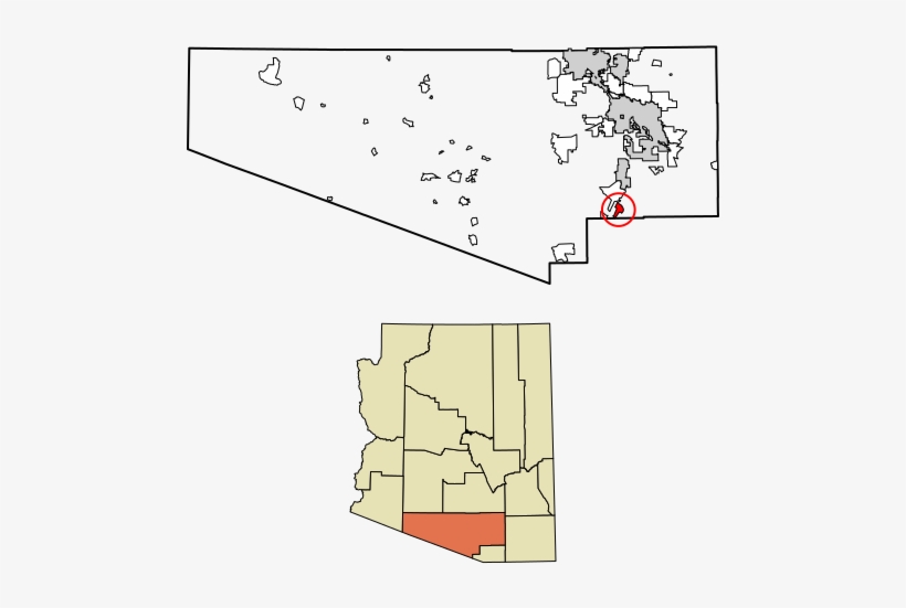 Pima County Arizona Incorporated And Unincorporated - Counties In Arizona, transparent png